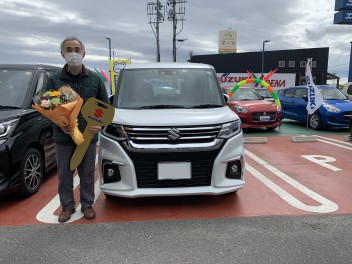 M様にソリオご納車させて頂きました